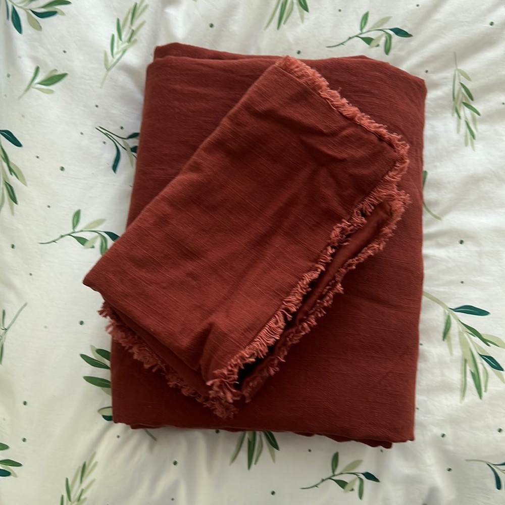 Casaluna Dark Clay Duvet and Sham Set - Full/Queen